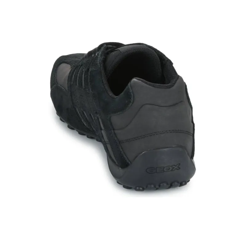 GEOX Snake Low Top Casual Shoes Men's Black-4