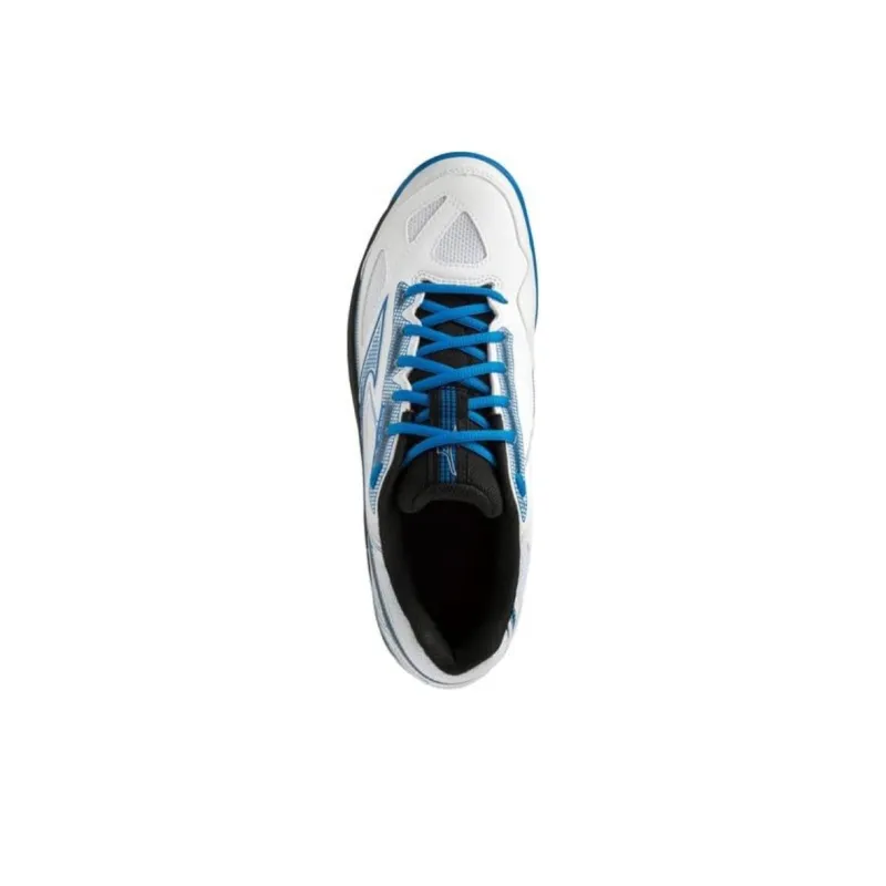 Mizuno Anti Slip Wear Resistant Low Top Tennis Shoes Unisex Blue White-1