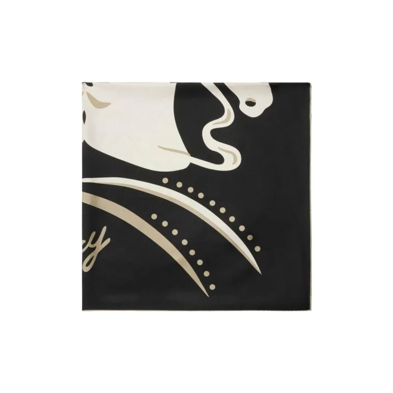 Burberry Mirrored Horse Silk Scarf-1