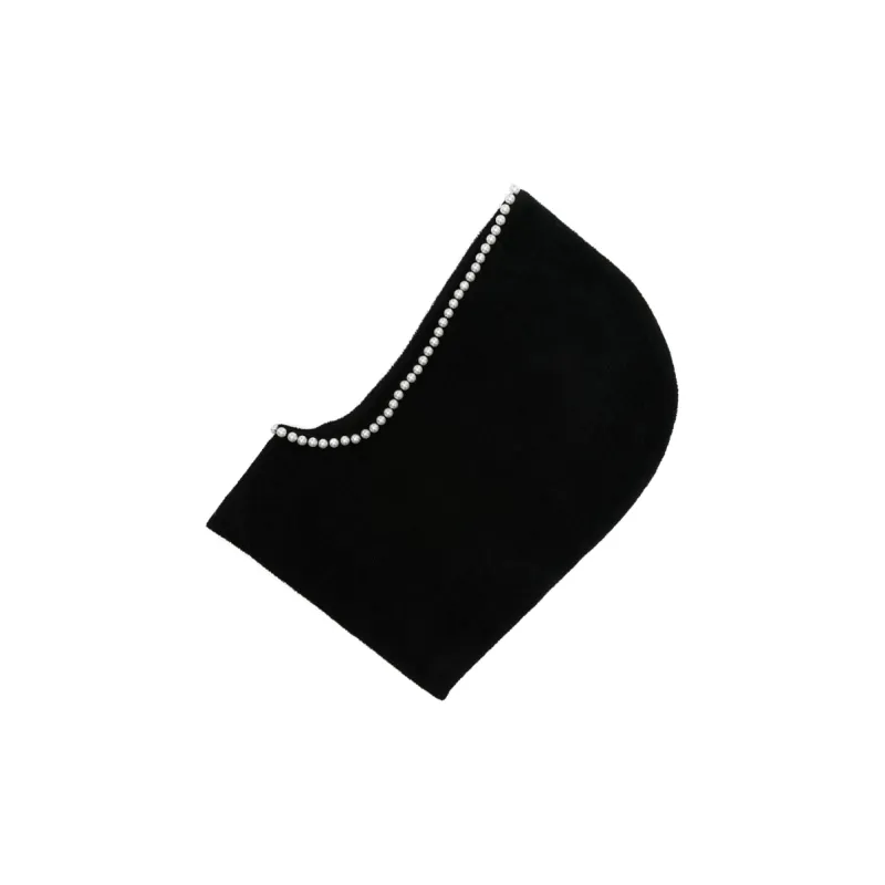 Sandro Nylon, Rayon, Elastane Hats & Caps Women's Black-1