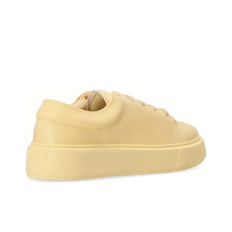 GANNI Low Top Skateboard Shoes Women's Yellow-2