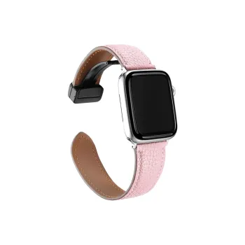 ZHENGGUANG Watch Band Apple Compatibility Cowhide Leather Material