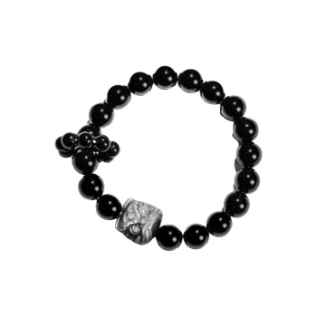 JINGCHENGGOU Obsidian Bracelets Unisex