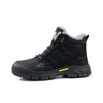 Blue Gull Shield Water Resistant Impact Resistant High Top Outdoor Shoes Unisex Black