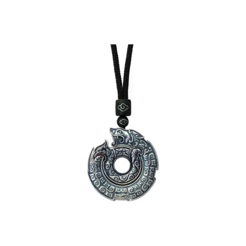 FUSSEM S999 Fine Silver Sterling Silver Necklaces Unisex