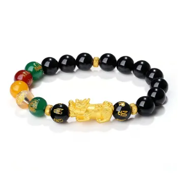 YINCHIE Obsidian Bracelets Men's