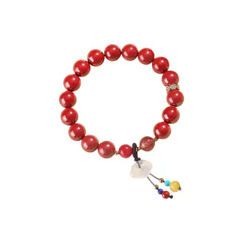 Tanner Reconstructed Cinnabar Bracelets Unisex