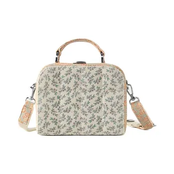 ZARA Cotton Box Bag Shoulder Bag Crossbody Bag Regular Women's Peach Pink