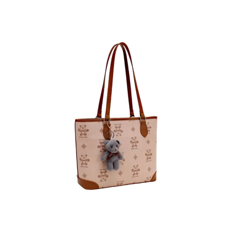 OTA PU Large Capacity Fit 3D Effect Tote Handbag Shoulder Bag Shopping Bag One Shoulder Regular Women's Multicolor-1