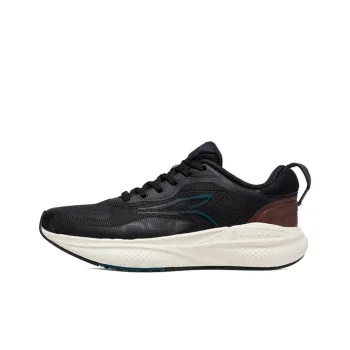 361° Shock Absorbers With Slip Resistant Features Low Top Running Shoes Men's Black Beige Brown