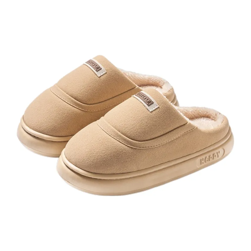 Darcy Sen Cotton Slippers Khaki/Dark Brown/Apricot-0