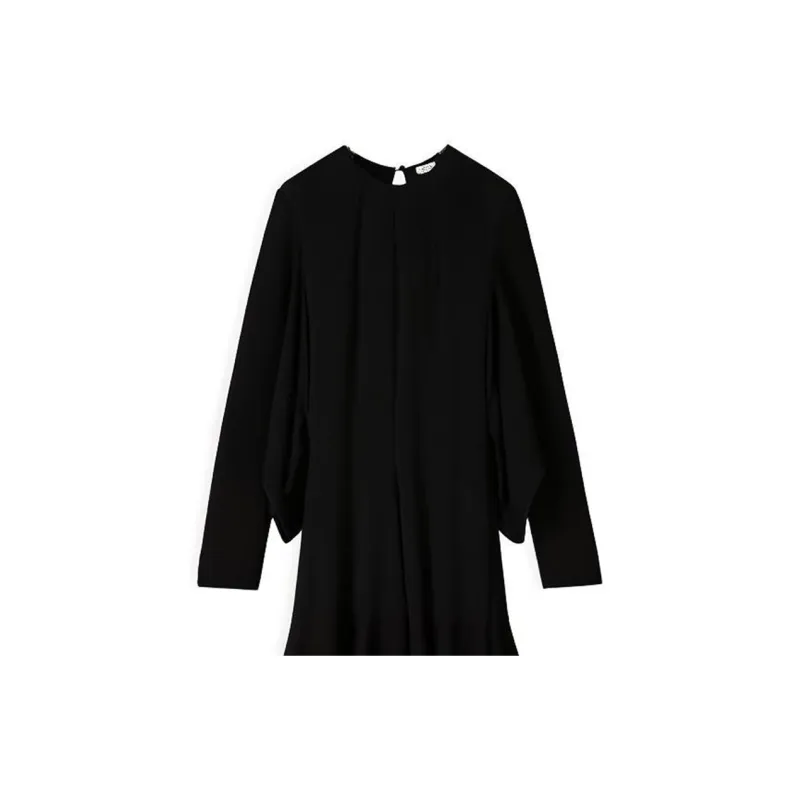 LOEWE Long Sleeved Dresses Women's Black-4
