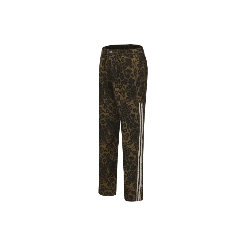 COLDSTONE Jeans Unisex Leopard Print-3