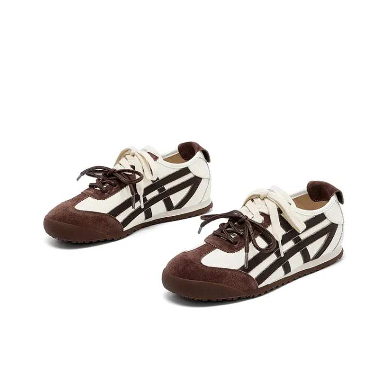 HARSON German Army Trainers Cushioned Slip Resistant Abrasion Resistant Low Top Casual Shoes Women's-10