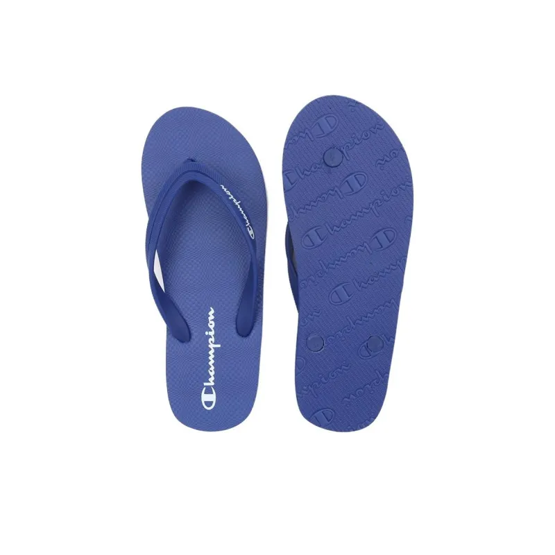 Champion Rubber Sole Abrasion-Resistant Flip Flops Unisex Blue-6