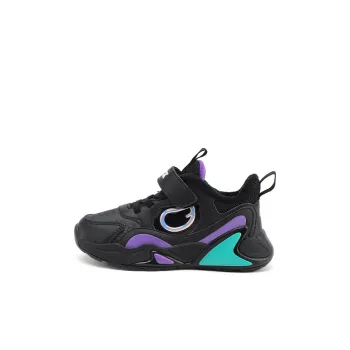 B.Duck Cushioned Wear Resistant Warm Low Top Kids Lifestyle Shoes Black Children Aged 3 7 Years Old