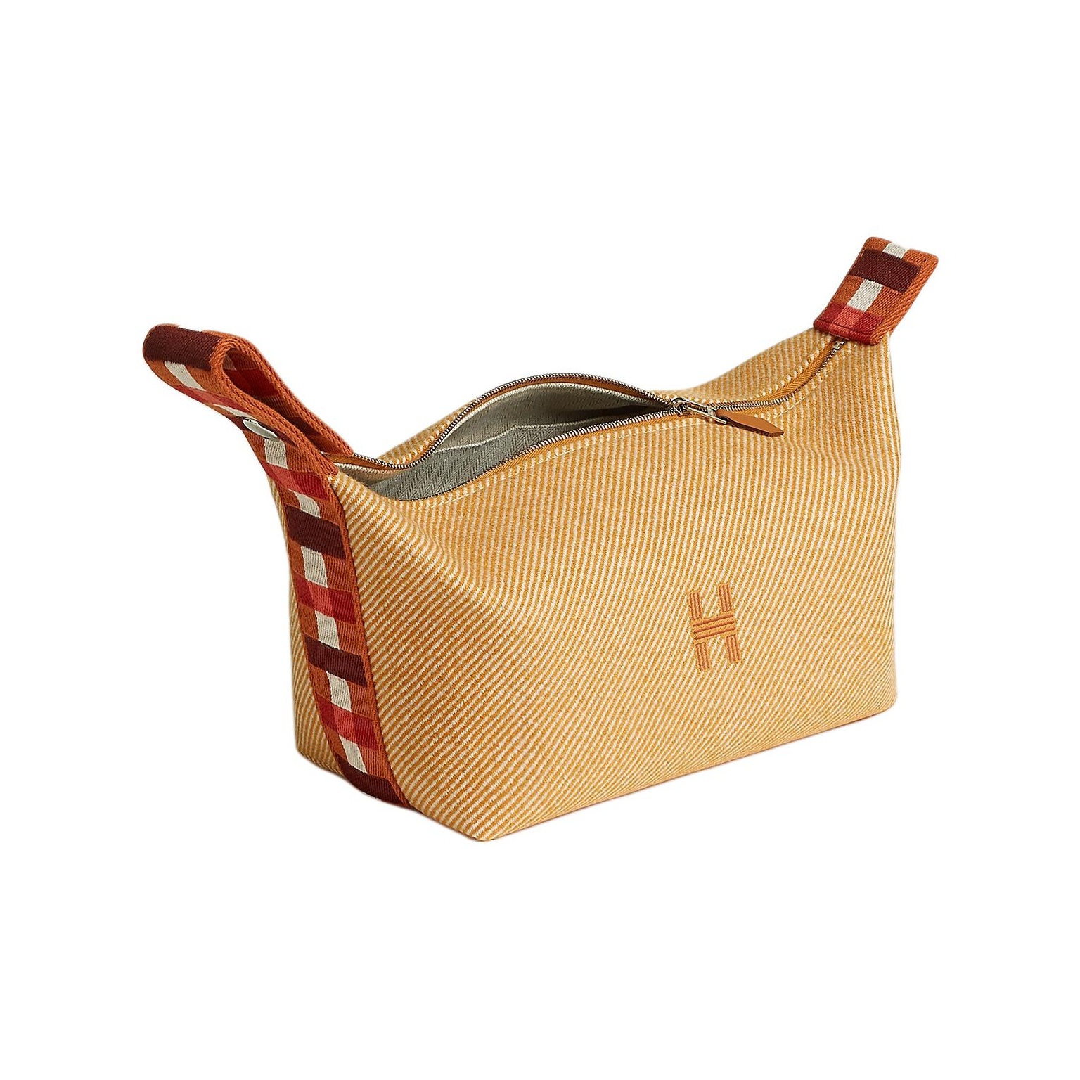 HERMES Bride-a-Brac Toiletry Bags Light Yellow Umber - POIZON