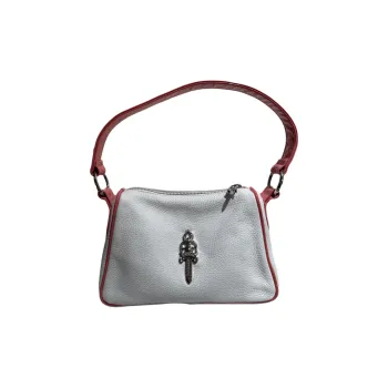 Chrome Hearts Patent Leather Chicken Nugget Bag, Handbag, Shoulder Bag Women's Cherry Blossom Pink & White