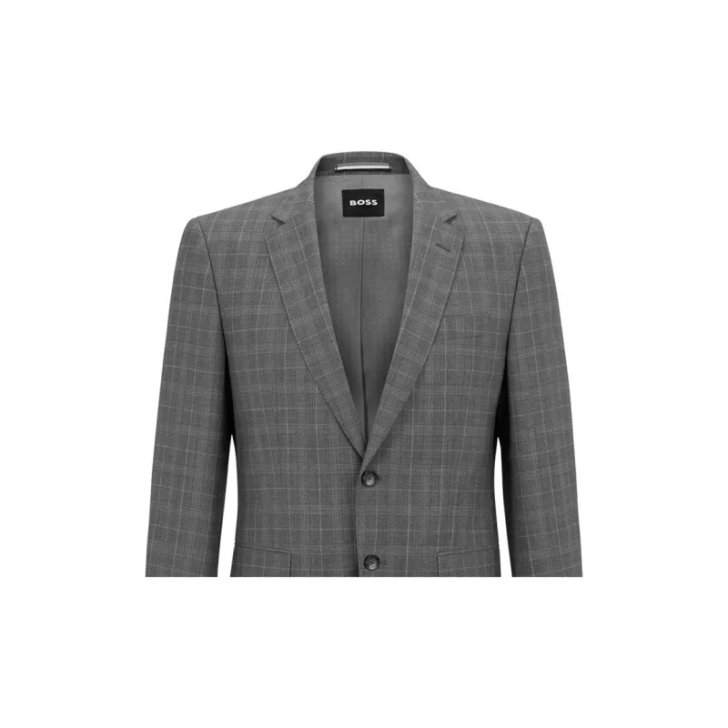 HUGO BOSS Business Suit Men's Gray-4