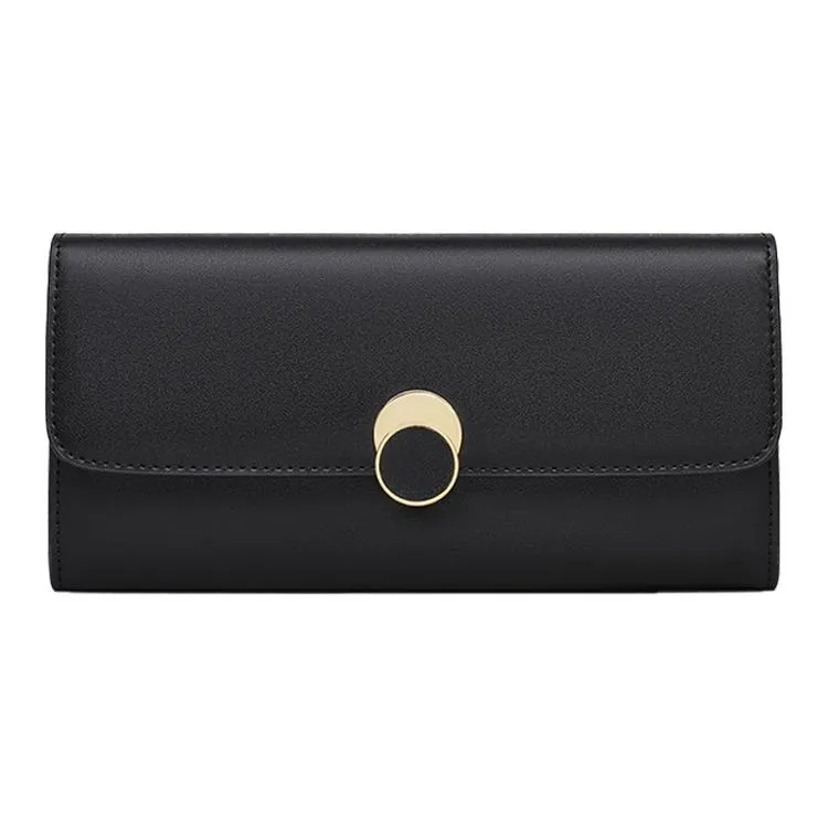 MILLIE'S Composite Material Clutch Coin Purse Card Holder Wallet Regular Women's Black-1