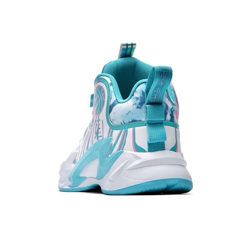 Black tailed Deer Cushioning, Slip Resistant, And Abrasion Resistant High Top Basketball Shoes Unisex-8