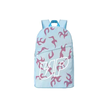 TURN UP Polyester Backpack Regular Unisex Blue