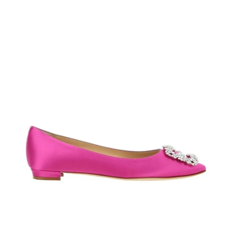 MANOLO BLAHNIK Casual Single Shoes Women's Pink-1