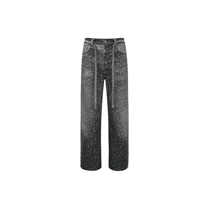 BIRTH of ROYAL CHILD 3D Printed Washed Swarovski Diamond Jean