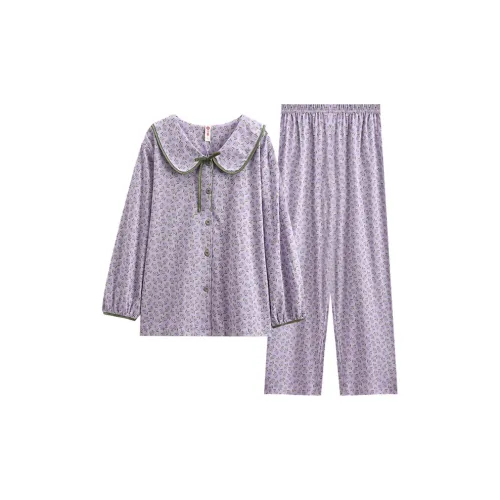 FENTENG Pajama Set Women's Lilac