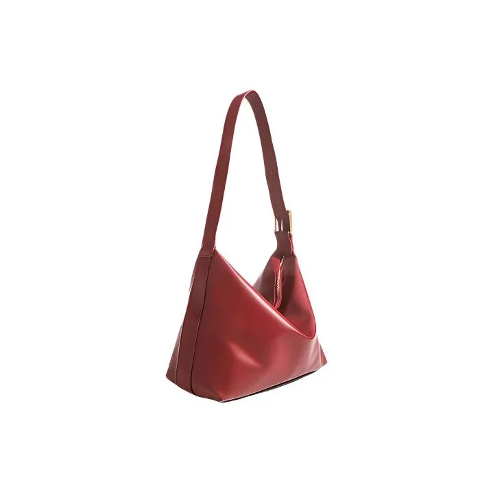 Carksky PU Shoulder Bag Crossbody Bag Regular Women's Red-2