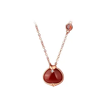 TIMEBOTTLE Agate Necklaces Women's