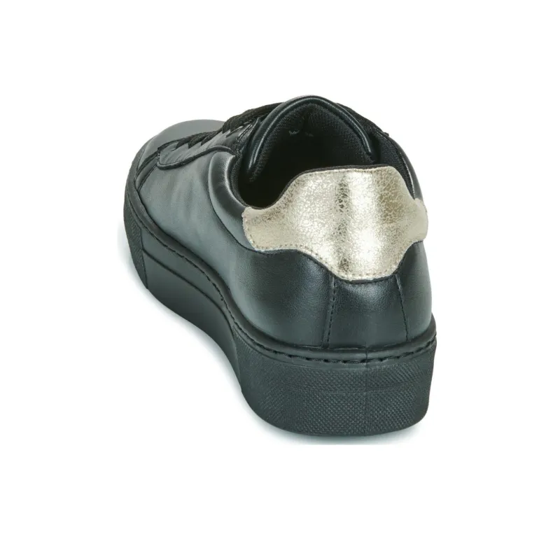 GEOX CLAUDIN Low Top Skateboard Shoes Women's Black-5
