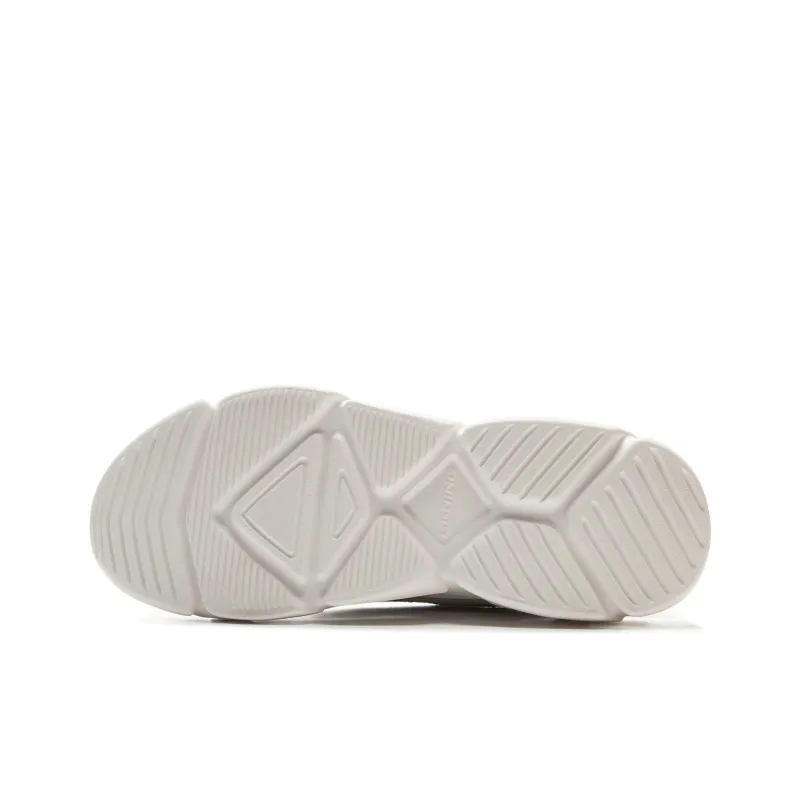 LiNing Clouds Cushioning, Slip Resistant, Abrasion Resistant Support Low Top Chunky Sneakers Men's White Gray-5
