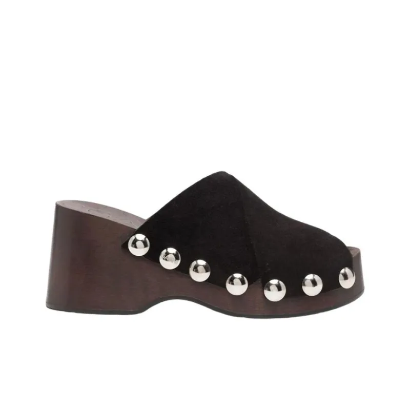 GANNI Stud detail Open Toe Sandals-1