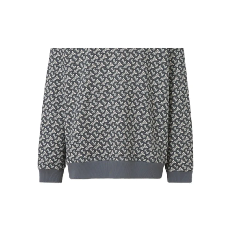 Burberry Sweatshirts Men Gray-5