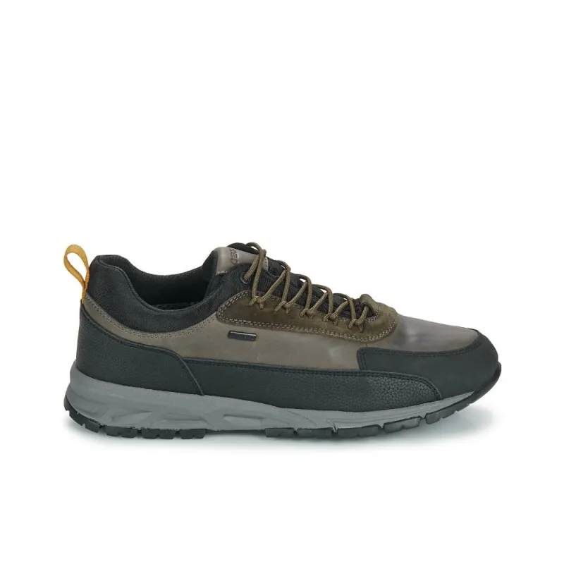 GEOX Slip Resistant Abrasion Resistant Shock Absorbers Low Top Casual Shoes Men's Green-1