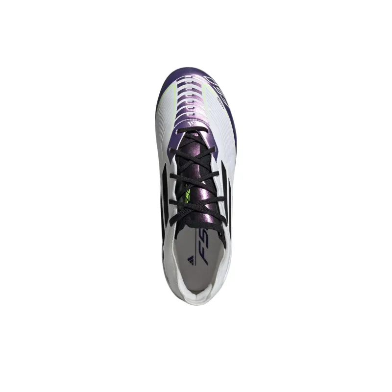 Adidas F50 PRO Anti Slip Wear Resistant Low Top Kids' Soccer Shoes White Black Kids'-2