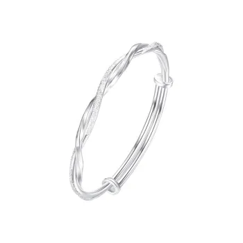 Koran 999 Fine Silver Sterling Silver Bracelets Women's