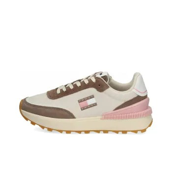 Tommy Hilfiger Low Top Casual Shoes Women's Beige Umber