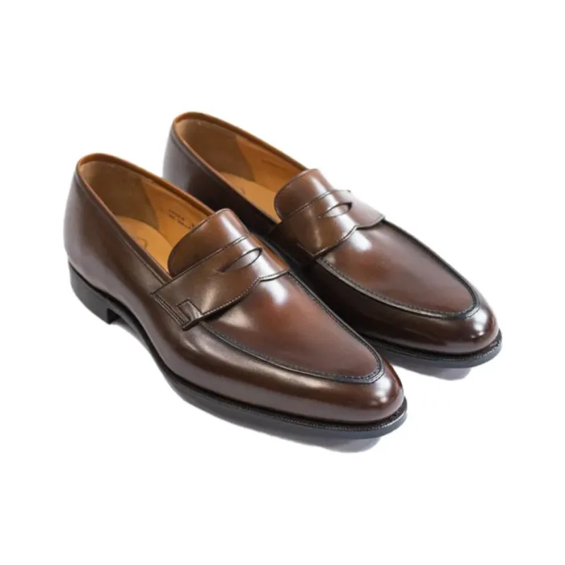 CROCKETT & JONES Crawford Loafers Men's Tan-2