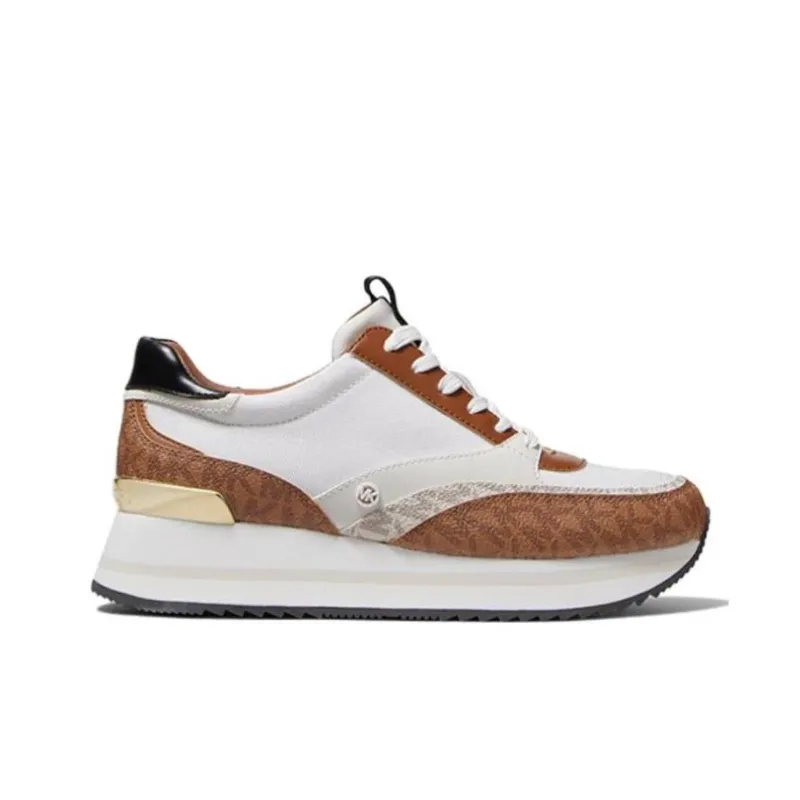 MICHAEL KORS Mariah Low-Top Casual Shoes Women's Brown-1