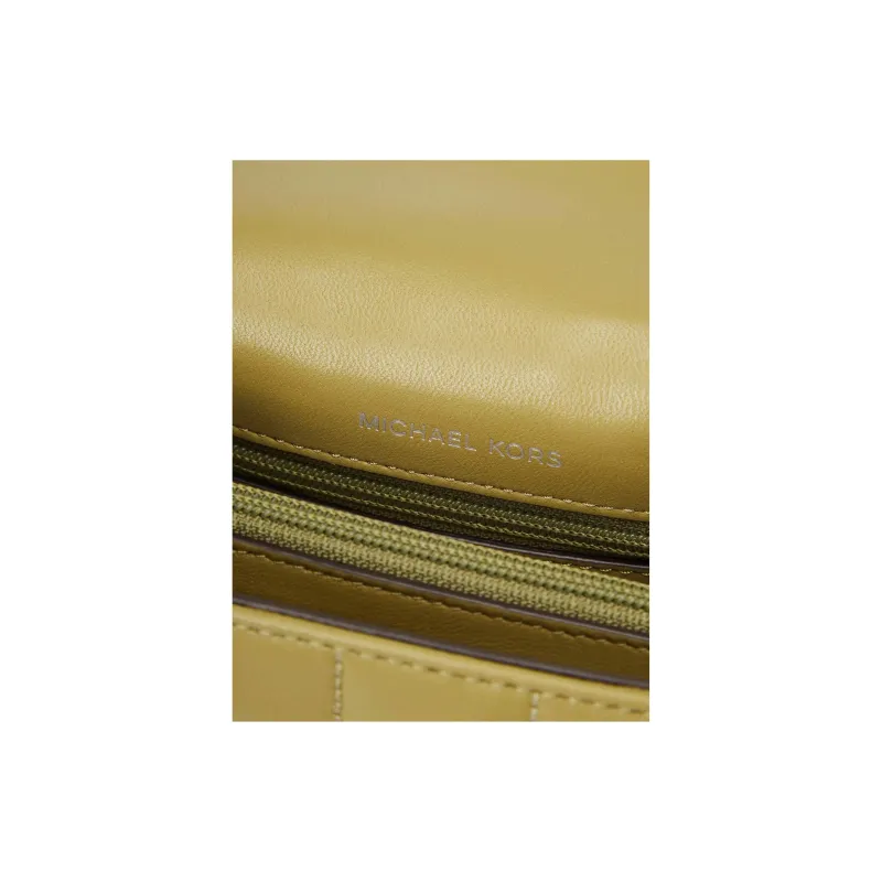 MICHAEL KORS Soho Sheepskin Sponge Bag Pillow Bag Shoulder Bag Crossbody Bag Small Size Women's Olive Green-4