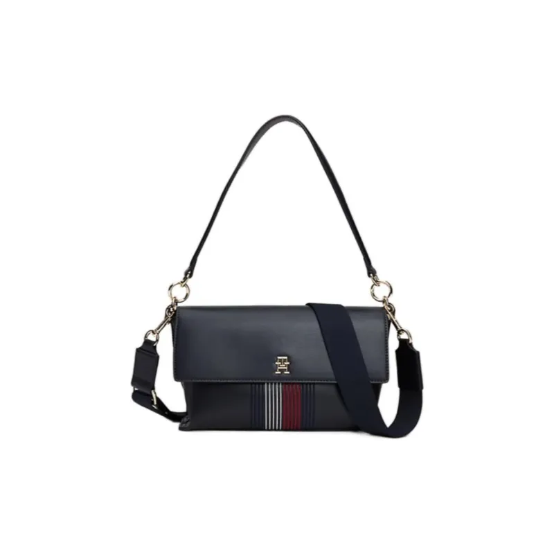 Tommy Hilfiger Polyurethane Shoulder Bag Crossbody Bag Handbag Regular Women's Marine Blue-0