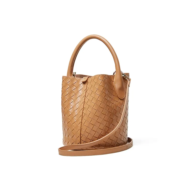 Carnival Keep Cow Leather Bucket Bag, Shoulder Bag, Handbag Regular Women's Multicolor-13