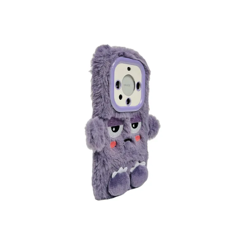 Wei Xin Plush Material Plush Quirky Expression Phone Cases Compatible With Huawei Mate 40/50/60/60 Pro/Pure 70/70 Pro+-1