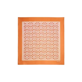 COACH Mulberry Silk Scarves Women's Orange