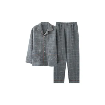 MIIOW Pajama Set Men's Light Gray