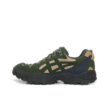 U.Sage Asics GEL PICKAX Anti Slip Wear Resistant Low Top Outdoor Shoes Unisex Black Green