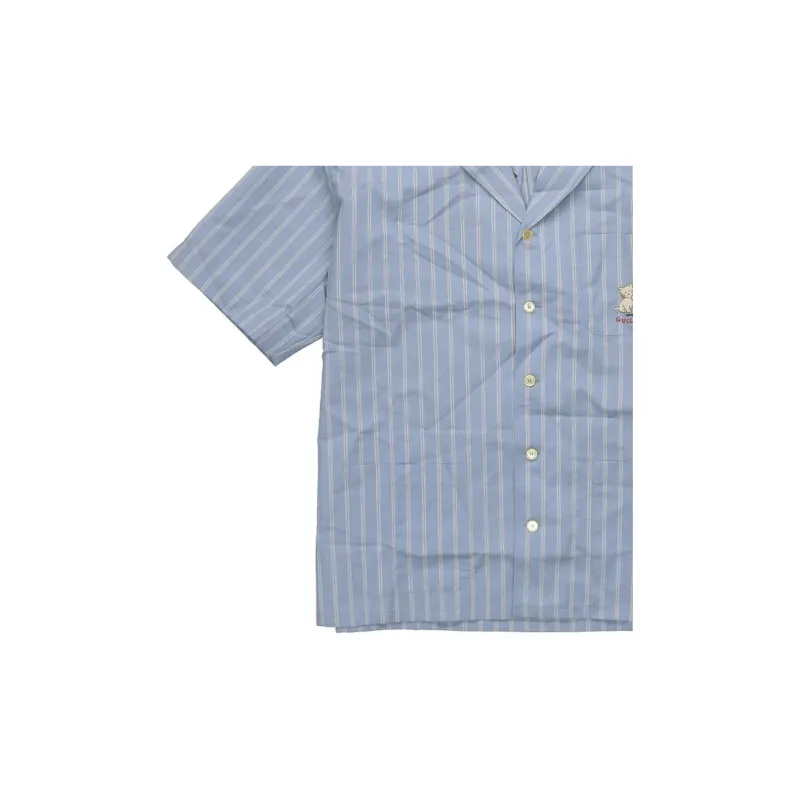 GUCCI Shirts Men Blue-5