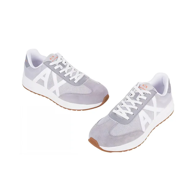 ARMANI EXCHANGEAE Low-Top Sports Casual Shoes Men's Gray White-2